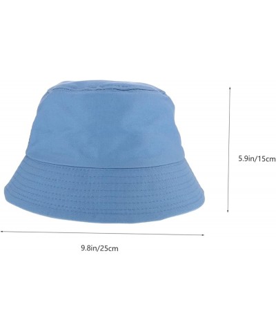 2pcs Bucket Hat Fishing Hat Mens Hat Summer Sun Hats for Women Fashion Hats for Men Ladies Sun Hats with Sky-bluex3pcs $8.72 ...