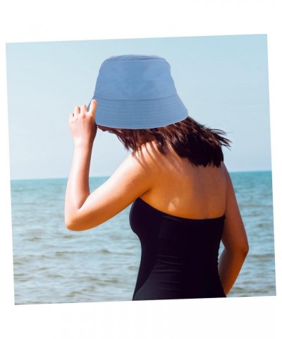 2pcs Bucket Hat Fishing Hat Mens Hat Summer Sun Hats for Women Fashion Hats for Men Ladies Sun Hats with Sky-bluex3pcs $8.72 ...