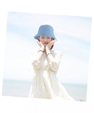 2pcs Bucket Hat Fishing Hat Mens Hat Summer Sun Hats for Women Fashion Hats for Men Ladies Sun Hats with Sky-bluex3pcs $8.72 ...