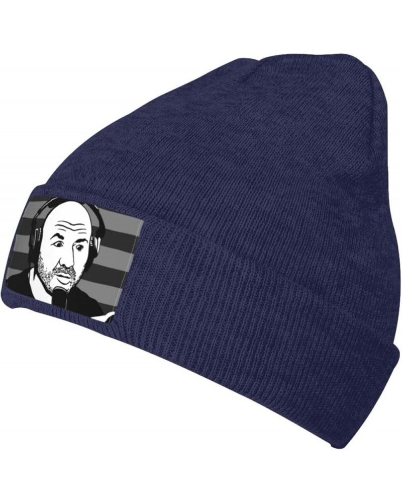 The Joe Music and Rogan Experience Beanie Hat Unisex Knit Soft Cuffed Hat Slouchy Striped Skull Cap Warm Plain Hat Black Navy...