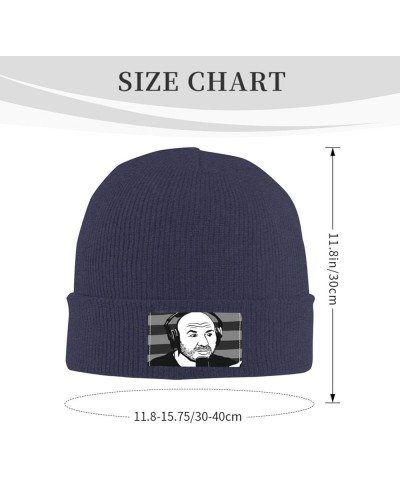 The Joe Music and Rogan Experience Beanie Hat Unisex Knit Soft Cuffed Hat Slouchy Striped Skull Cap Warm Plain Hat Black Navy...