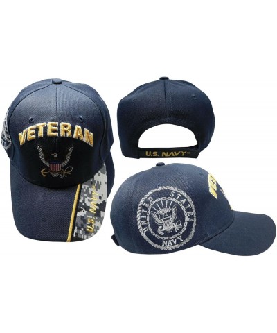 Baseball Cap - Eagle Veteran Shadow Blue Digital Camo On Bill Embroidered Hat Cap - Tactical Adjustable Hat $11.15 Baseball Caps