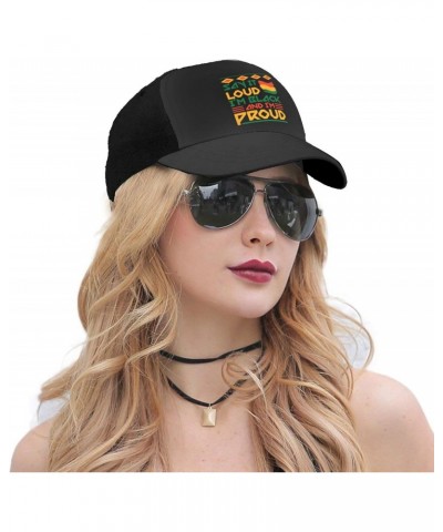 Say It Loud Im Black and Im Proud Baseball Cap Women Men Hat Outdoor Leisure Sun Hat Adjustable Truck Driver Baseball Caps Da...