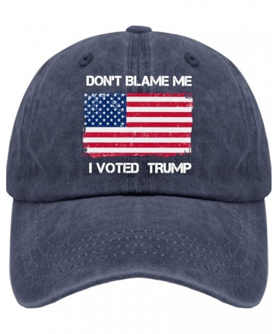 Womens Hat Republican Low Profile Hats for Men Caps Quick Dry Don't Blame me i Voted for Trump Sun Visor Hat Navy Blue $8.24 ...