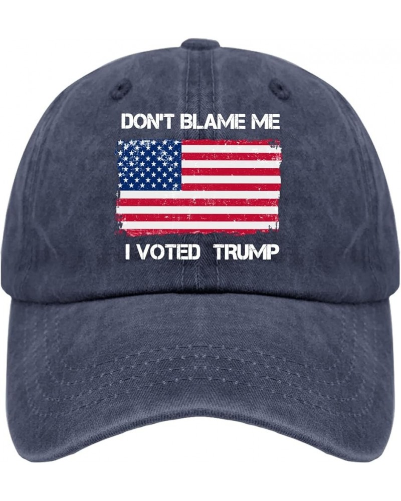 Womens Hat Republican Low Profile Hats for Men Caps Quick Dry Don't Blame me i Voted for Trump Sun Visor Hat Navy Blue $8.24 ...