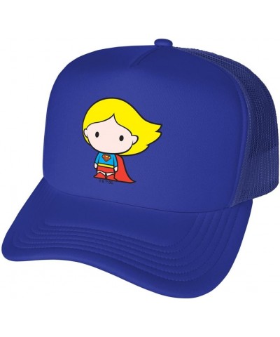 Official Aquaman Movie DC Chibi Foam Snapback Trucker Hat - Unisex for Men and Women Superman/Supergirl Cute Chibi Character ...