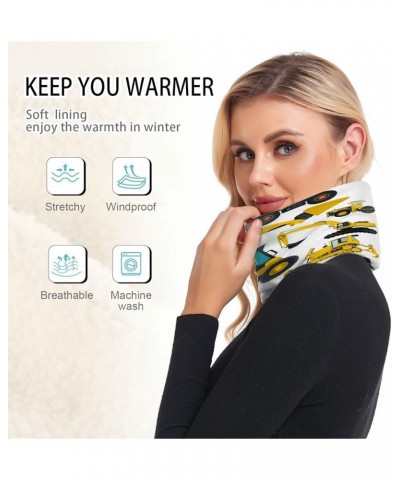 Men's Cold Weather Neck Gaiter, Cotton Velvet Lining Gaiter Mask, Neck Warmer Multi 1 $11.45 Scarves