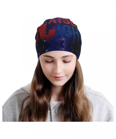 Raised Right Vintage Republican Comfort Elegance Knitted Hat Black Daily for Men Women $11.77 Skullies & Beanies