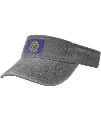 Flag of Memphis, Tennessee (1931-1963) Sun Visor Hats for Women Men Sun Hat Cotton Golf Hat Vintage Baseball Cap Gray $14.53 ...