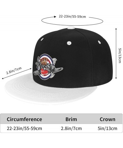 Cool Planes Baseball Cap for Men Women Snapback Hat Adjustable Flat Bill Hats White $13.84 Baseball Caps