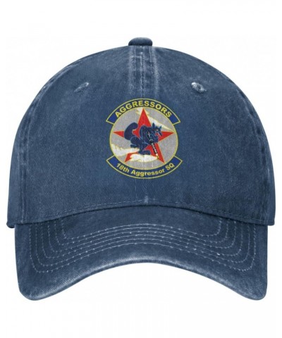 18th Aggressor Squadron Unisex Baseball Cap Adjustable Dad Hat Denim Hat Trucker Hat $11.95 Baseball Caps