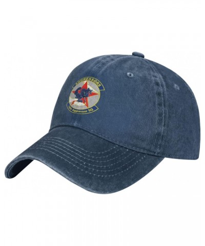 18th Aggressor Squadron Unisex Baseball Cap Adjustable Dad Hat Denim Hat Trucker Hat $11.95 Baseball Caps