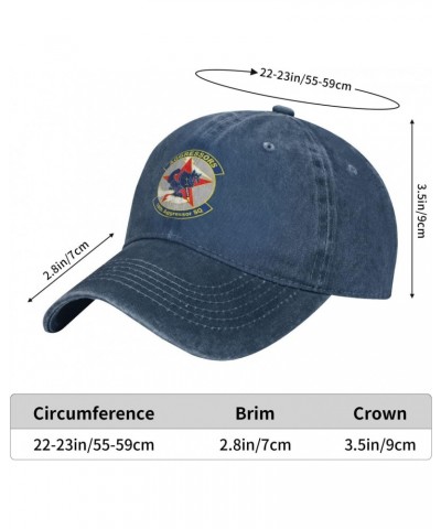 18th Aggressor Squadron Unisex Baseball Cap Adjustable Dad Hat Denim Hat Trucker Hat $11.95 Baseball Caps