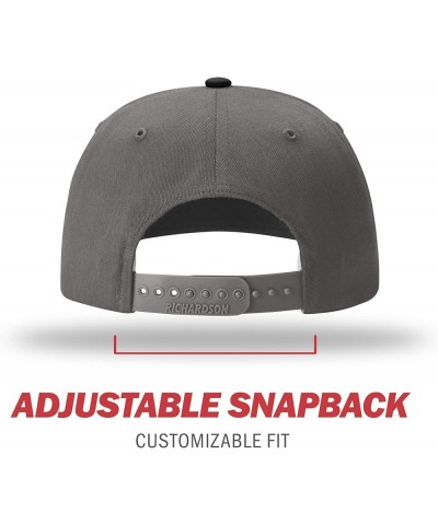 Richardson Unisex 312 Twill-Back Trucker Adjustable Backstrap Baseball Cap Grey/Charcoal/Black $8.70 Baseball Caps