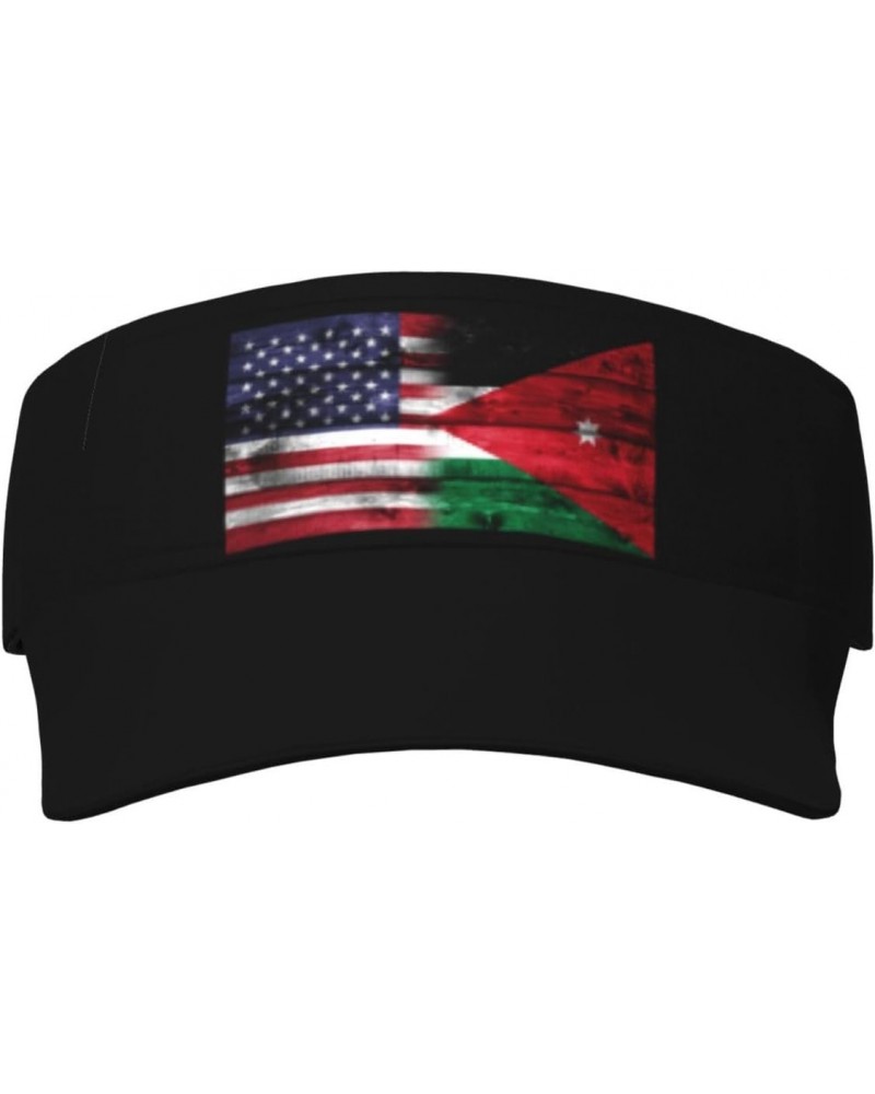 America Flag Sun Defense Adult Protection Visor Black $13.28 Visors