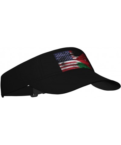 America Flag Sun Defense Adult Protection Visor Black $13.28 Visors