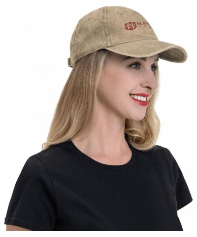 Hanover College Logo Cowboy Hats，Unisex Adjustable for Hat Baseball Cap Casquette Natural $8.09 Cowboy Hats