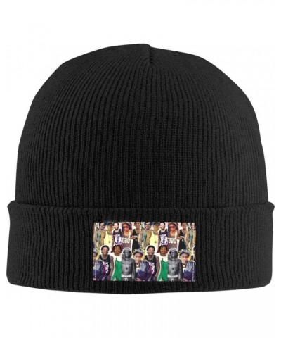 Knit Hats Wiz Rapper Khalifa Beanie Skull Cuffed Knitted Cap Slouchy Warm Acrylic Cap for Men and Women Black $9.99 Skullies ...