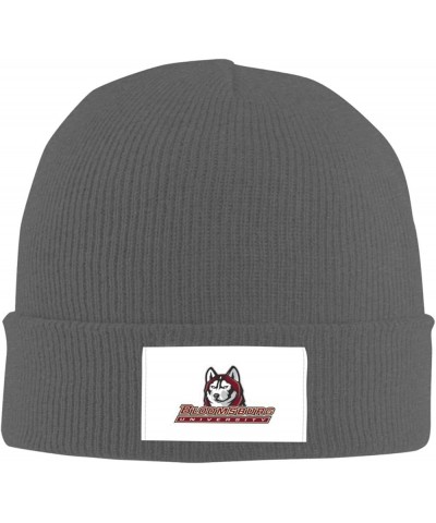 Bloomsburg University Logo Classic Warm Winter Knit Cap Fleece Lined Beanie Hat Deep Heather $9.84 Skullies & Beanies