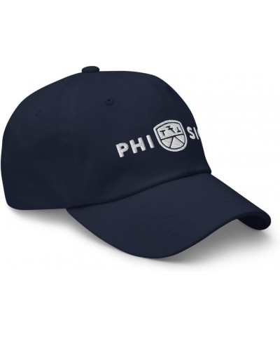 Phi Sigma Kappa Fraternity Classic Dad Hat - Premium Chino Cotton Twill Cap Navy Phi Sigma Kappa 2 $19.59 Baseball Caps