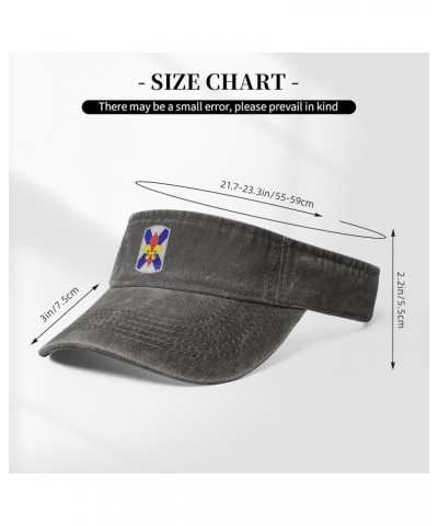 256th Infantry Brigade SSI Sun Visor Hats for Women Men Sun Hat Vintage Golf Hat Adjustable Baseball Cap Deep Heather $11.88 ...