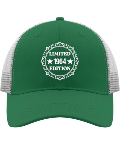 1964 Birthday Gifts for Men Women Hats Trucker Cap Apricot Golf Hats Men Gifts for Her Baseball Cap Green $12.53 Sun Hats