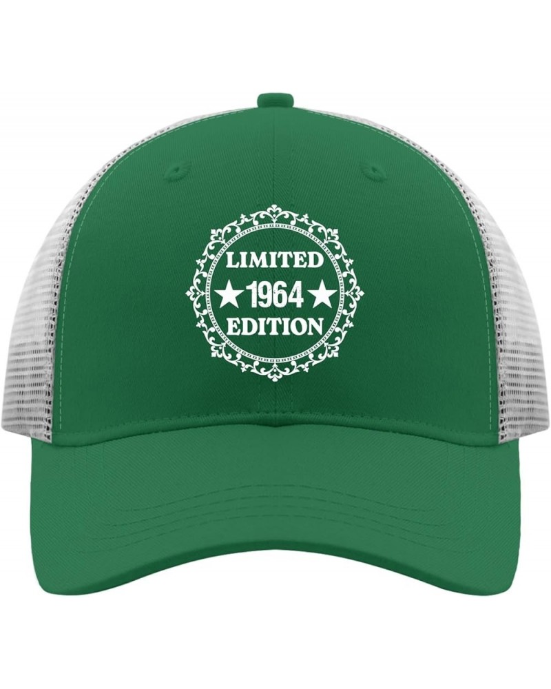 1964 Birthday Gifts for Men Women Hats Trucker Cap Apricot Golf Hats Men Gifts for Her Baseball Cap Green $12.53 Sun Hats