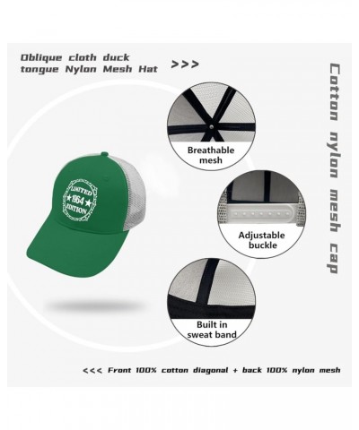 1964 Birthday Gifts for Men Women Hats Trucker Cap Apricot Golf Hats Men Gifts for Her Baseball Cap Green $12.53 Sun Hats