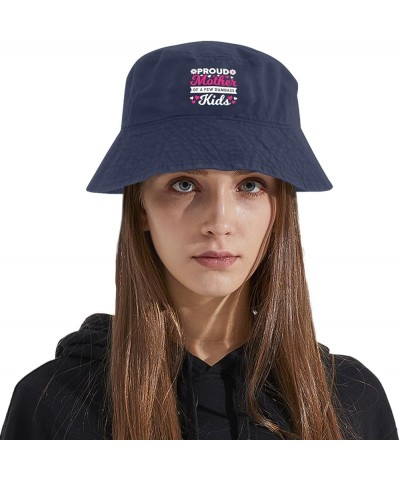 Proud Mother of A Few Dumb-Ass Kids Bucket Hat Bucket Hat Trendy Women Hats for Hiking Accessories for Hiking Must Navy $9.90...