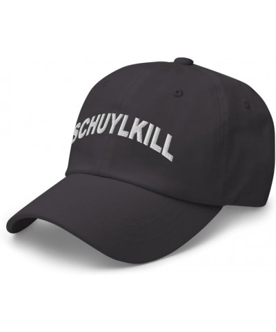 Schuylkill Pennsylvania Hat Schuylkill PA Cap Embroidered Dad Hat Adjustable Strap Closure Unisex Dark Grey $23.19 Baseball Caps