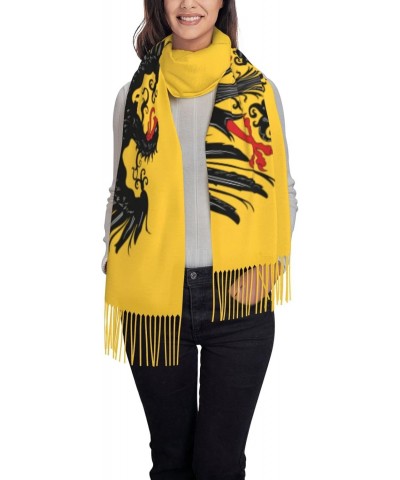 Germanic Holy Roman Empire Flag Women Scarf Fall Fashion Scarves Wrap Shawl Winter Classic Tassel Warm Cape $17.66 Scarves