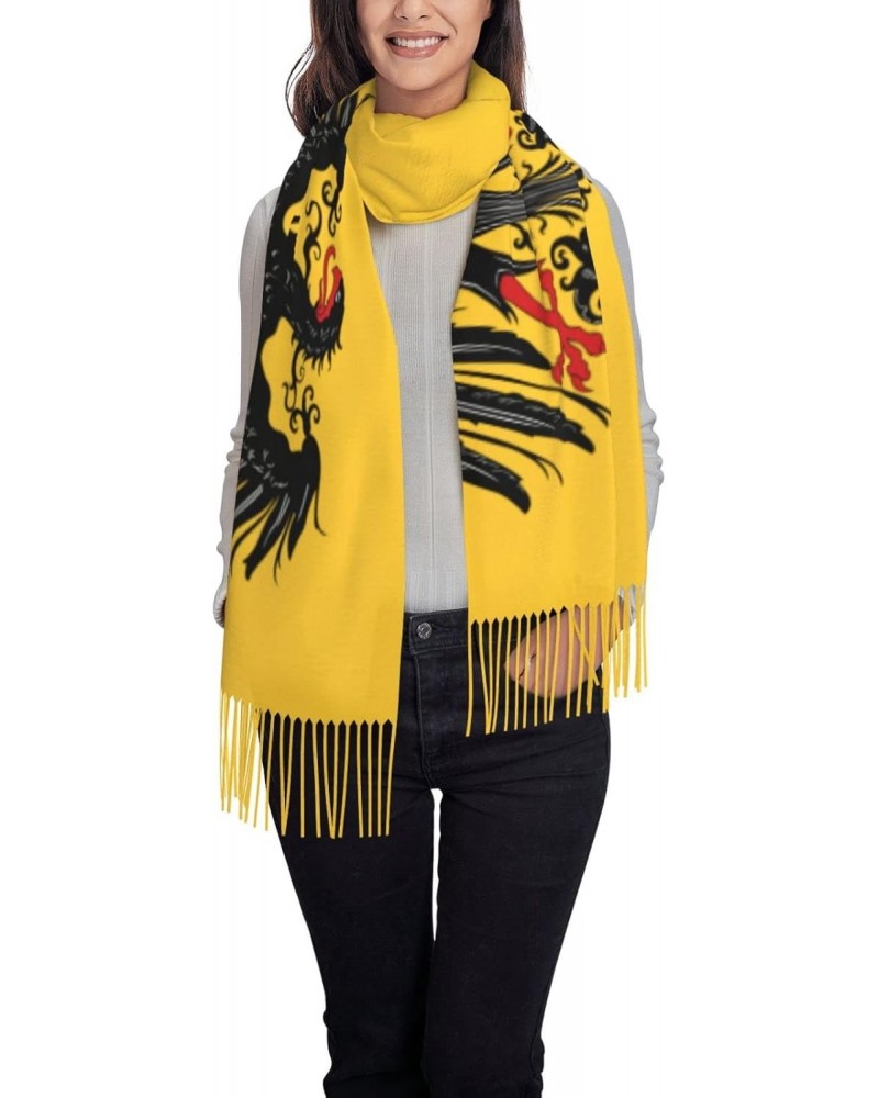 Germanic Holy Roman Empire Flag Women Scarf Fall Fashion Scarves Wrap Shawl Winter Classic Tassel Warm Cape $17.66 Scarves