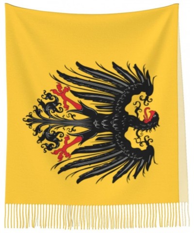 Germanic Holy Roman Empire Flag Women Scarf Fall Fashion Scarves Wrap Shawl Winter Classic Tassel Warm Cape $17.66 Scarves