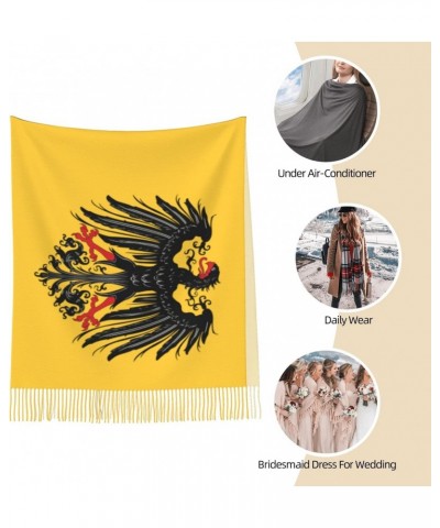 Germanic Holy Roman Empire Flag Women Scarf Fall Fashion Scarves Wrap Shawl Winter Classic Tassel Warm Cape $17.66 Scarves