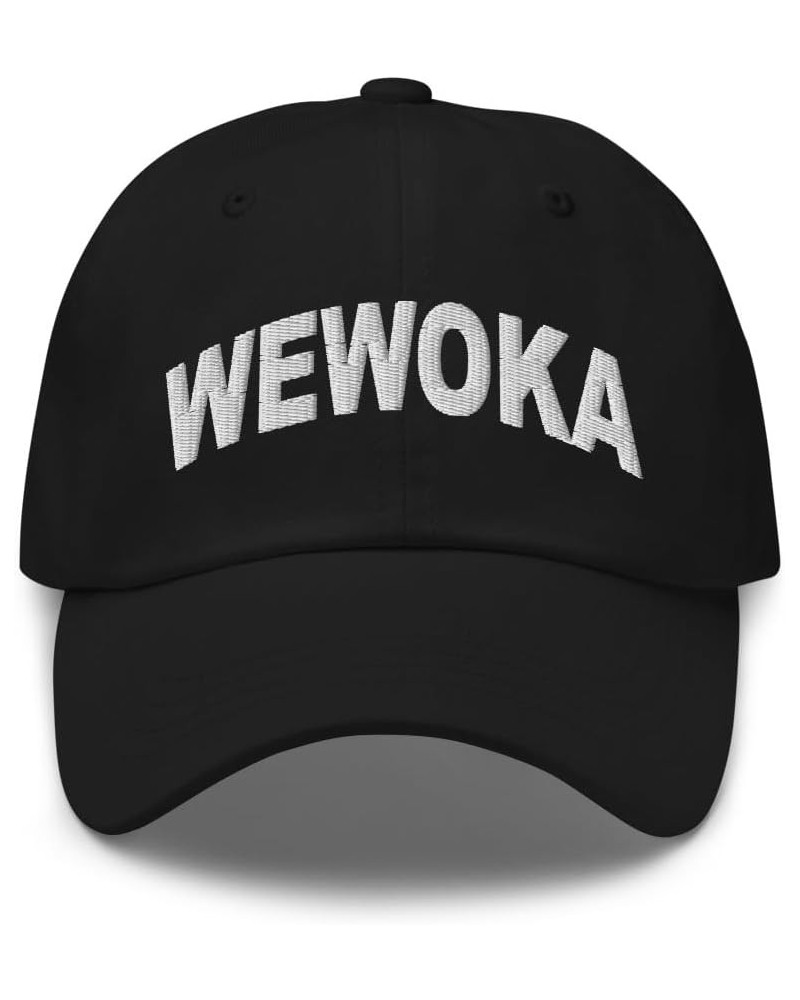 Wewoka Oklahoma Hat Wewoka Cap Embroidered Dad Hat Adjustable Strap Closure Unisex Black $23.99 Baseball Caps