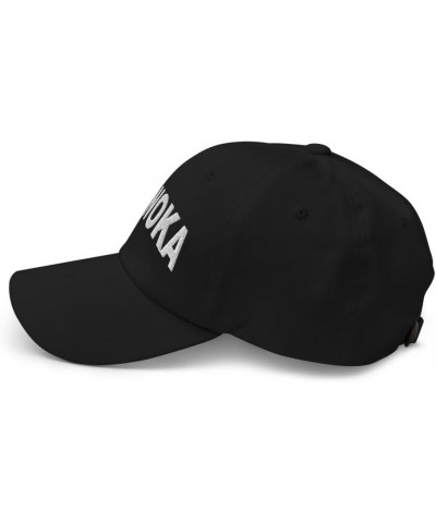 Wewoka Oklahoma Hat Wewoka Cap Embroidered Dad Hat Adjustable Strap Closure Unisex Black $23.99 Baseball Caps