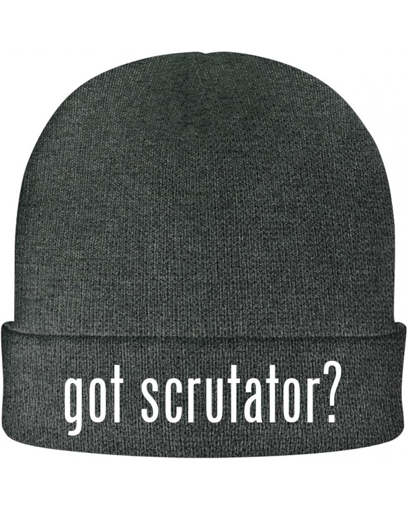 got Scrutator? - Soft Adult Beanie Cap Grey $19.12 Skullies & Beanies