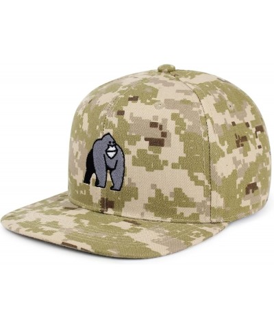 Ape Hip-Hop Snapback Hat Embroidered Baseball Cap King Kong Orangutan 13. Desert Camo $14.99 Baseball Caps