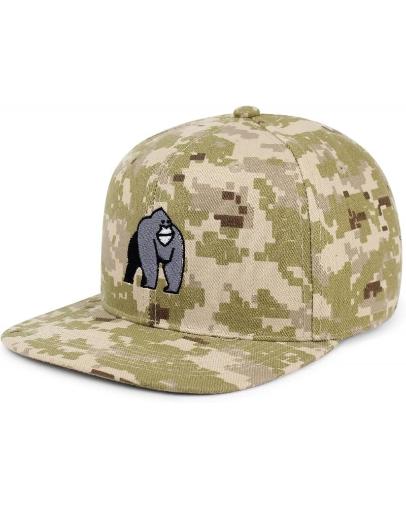 Ape Hip-Hop Snapback Hat Embroidered Baseball Cap King Kong Orangutan 13. Desert Camo $14.99 Baseball Caps