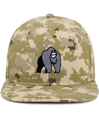 Ape Hip-Hop Snapback Hat Embroidered Baseball Cap King Kong Orangutan 13. Desert Camo $14.99 Baseball Caps