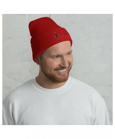 Psi Upsilon Fraternity Beanie: Premium Quality Soft Turbo Acrylic Campus Wear for Pride & Warmth, Winter Hat Red Psi Upsilon ...