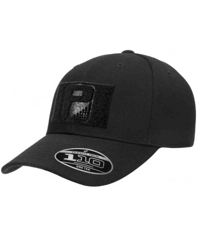 Pull Patch Flexfit Cap Adjustable 6 Panel Patch Attachable Black $13.44 Baseball Caps