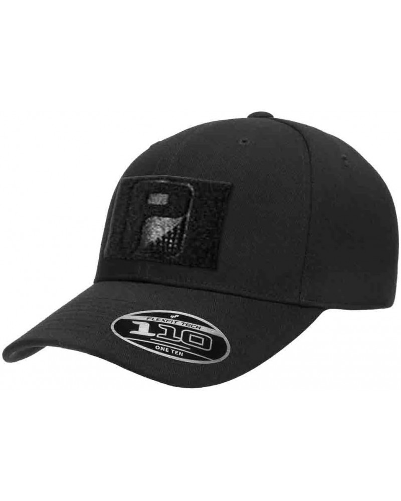 Pull Patch Flexfit Cap Adjustable 6 Panel Patch Attachable Black $13.44 Baseball Caps