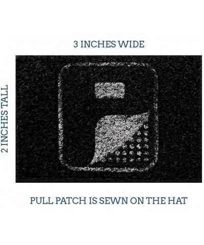 Pull Patch Flexfit Cap Adjustable 6 Panel Patch Attachable Black $13.44 Baseball Caps