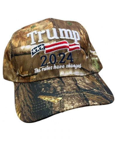 Trump The Rules Have Changed 2024 Baseball Hat Brown Camo $12.60 Baseball Caps