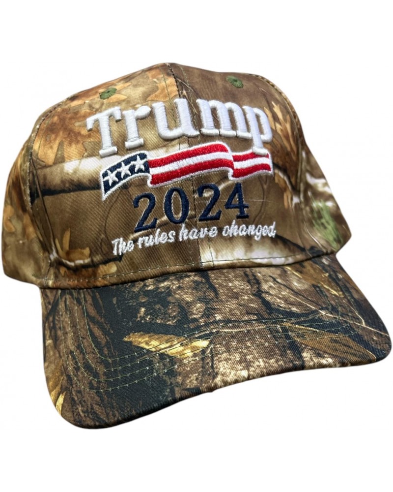 Trump The Rules Have Changed 2024 Baseball Hat Brown Camo $12.60 Baseball Caps