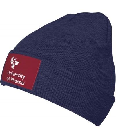 University of- Phoenix Stretch Knit Hat for Men Women Winter Warm Cap Navy Blue $8.33 Skullies & Beanies