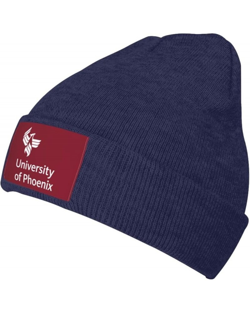 University of- Phoenix Stretch Knit Hat for Men Women Winter Warm Cap Navy Blue $8.33 Skullies & Beanies