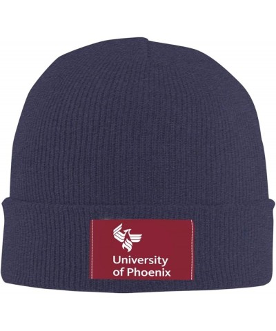 University of- Phoenix Stretch Knit Hat for Men Women Winter Warm Cap Navy Blue $8.33 Skullies & Beanies