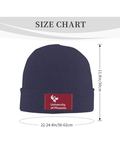 University of- Phoenix Stretch Knit Hat for Men Women Winter Warm Cap Navy Blue $8.33 Skullies & Beanies